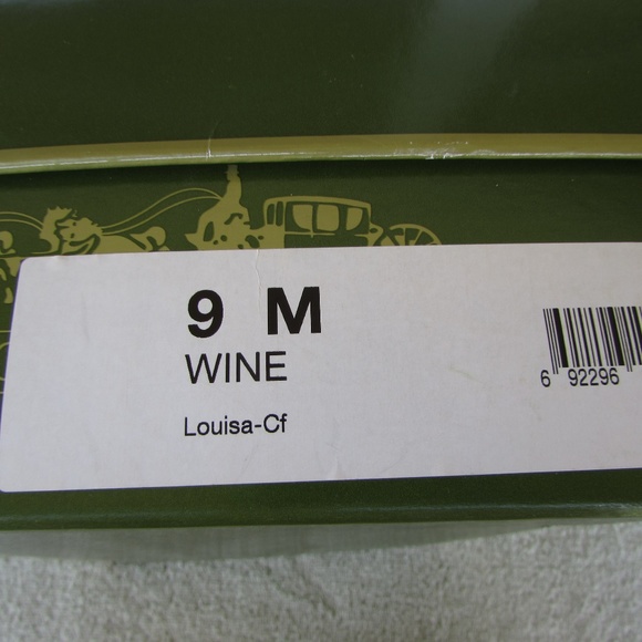 COACH AND FOUR SUEDE WINE COLOR SHOE, SIZE 9 MED - Picture 3 of 6